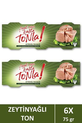 Zeytin Yağlı Ton Balığı 3x75 gr X2 Adet ürün fotoğrafı