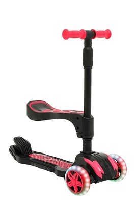 Cool Wheels Led Işıklı Oturaklı Pembe Combo Scooter ürün fotoğrafı