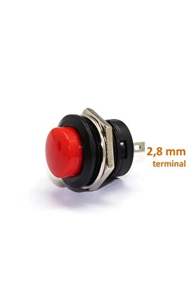 Aç/kapa Bas/çek Yaylı Kırmızı Buton Anahtar Tip21-s3220 1 Adet ürün fotoğrafı