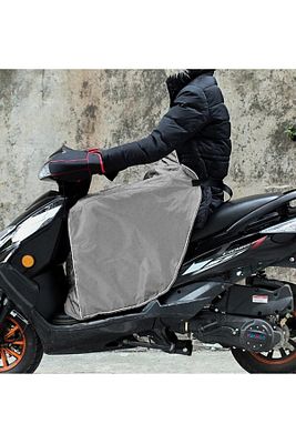Scooter Diz Koruma Örtüsü Motorsiklet Dizlik Yağmur Soğuk Rüzgar Önleyici Rüzgarlık Gri Kılıf ürün fotoğrafı