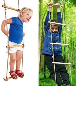 Ip Merdiven Büyük Boy Ahşap 6 Basamaklı Halatlı Tırmanma Merdiveni Eğitici Geliştirici Çocuk Oyuncak ürün fotoğrafı
