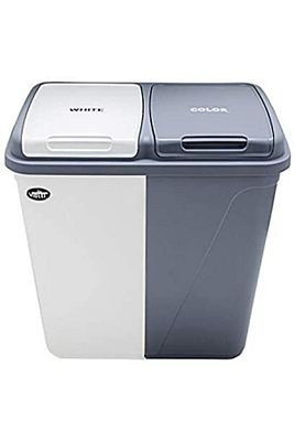 Kirli Çamaşır Sepeti Iki Bölmeli 90 Litre (büyük) ürün fotoğrafı