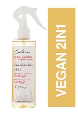 Vegan Dalgalı Saçlar Için Bakım Spreyi Ve Saç Parfümü "si" 245 ml ürün fotoğrafı