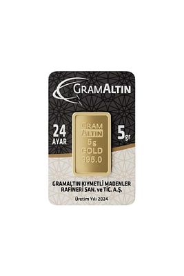İar 5 gr 24 Ayar Iar gram Altın ürün fotoğrafı