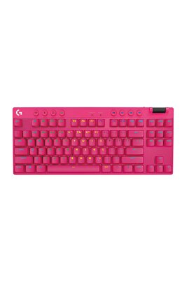 G Pro X Lightspeed Kablosuz Tactile Ingilizce Q Magenta Oyuncu Klavyesi - 920-012159 ürün fotoğrafı