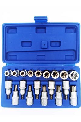Torx Lokma Takımı 1/2 19 Parça E Lokma & Torx Lokma Takımı Orjinal Ürün ürün fotoğrafı