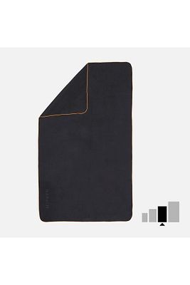 Nabaiji Mikrofiber Havlu - L - Koyu Gri - 80 X 130 Cm ürün fotoğrafı