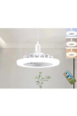 Poyraz Fan Led Ampul Vantilatör Ct-1153 Kumandalı 3 Renkli 30w ürün fotoğrafı