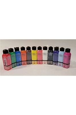 140ml Akrilik Boya 12'li Karışık Renkler Set ürün fotoğrafı