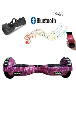Elektrikli Kaykay Full Ledli Hoverboard Bluetooth Hoparlörlü 6.5 Inch Çanta Hediyeli D13 ürün fotoğrafı