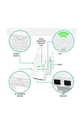 Ewr-n501 Ieee802.11 B/g/n 300 Mbps Router Wifi Range Extender Sinyal Güçlendirici ürün fotoğrafı