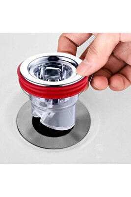 Anti Koku Önleyici - Duş Yer Sifonu Geri Akış Önleyici - Gider Pis Koku Önceliyici - Böcek Ön ürün fotoğrafı