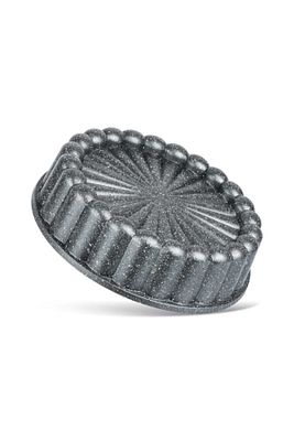 Granit Döküm Tart Kalıbı Gri 26cm Dilimli Tart Turta Kalıbı Gri ürün fotoğrafı
