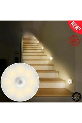 Hareket Sensörlü Usb Şarjlı Beyaz Led Işık Lamba (SENSÖRLÜ) ürün fotoğrafı
