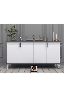 Celta Konsol,TV Ünitesi,Dekoratif Dolap,Vitrin,%100 MDF,Kolay Kurulum ürün fotoğrafı