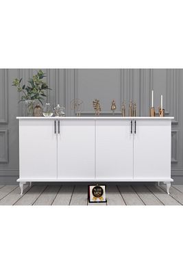 Celta Konsol,TV Ünitesi,Dekoratif Dolap,Vitrin,%100 MDF,Kolay Kurulum ürün fotoğrafı