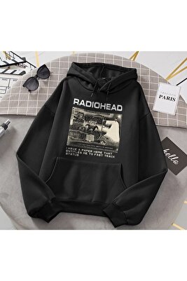 AYMONTANA Radiohead Dna Breeding Siyah Kapşonlu Kalın Kumaş ( Unisex ) ürün fotoğrafı