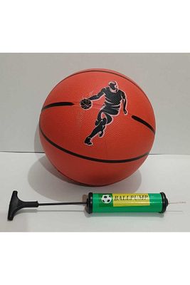 Basketbol Topu Ve Şişirme Pompası ürün fotoğrafı