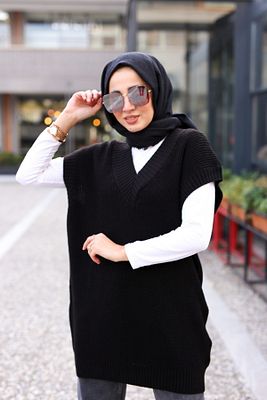 Kadın Siyah Süveter ürün fotoğrafı