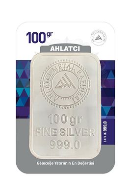 100 Gram Külçe Gümüş ürün fotoğrafı