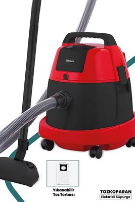 Tozkoparan 2200 Watt Islak Kuru 20 Litre Kapasiteli Yıkanabilir Toz Torbalı Küre Elektrikli Süpürge ürün fotoğrafı