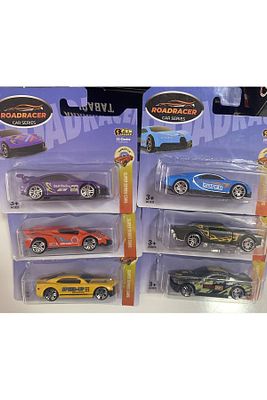 Rodracer 6 lı Metal Araba Küçük Arabalar Minik Araba set Renkli arabalar 8850 Klasik Araba ürün fotoğrafı
