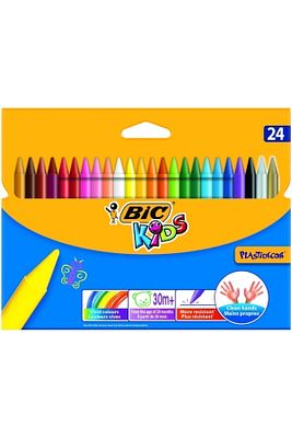 Kids Plastidecor Elleri Kirletmeyen Pastel Mum Boya 24 Renk ürün fotoğrafı