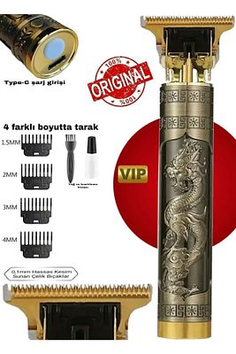 Dragon Profesyonel N-1524 Saç Sakal Ense Çizim Tüm Vücut Tüyü Lazer Öncesi Tıraş Makinesi ürün fotoğrafı