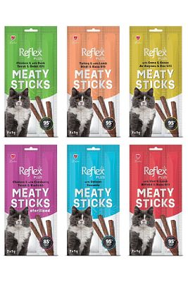 Meaty Sticks Karışık Ödül Maması Seti 3x5gr 6lı Paket ürün fotoğrafı