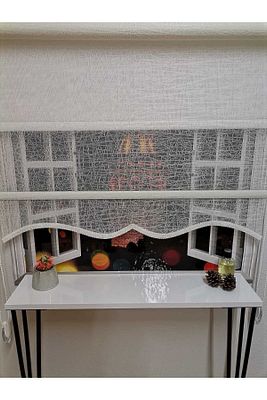 Çift Mekanizmalı Tül Ve Stor Perde - Model 7 ürün fotoğrafı