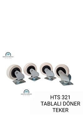 321 Bilyalı Tablalı Mobilya Tekeri 50*20 4'lü Set Vida Dahil - Tekerlekler - Tek Ebat ürün fotoğrafı