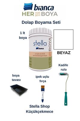 Binca Stella Su Bazlı Akrilik Boya Dolap Boyama Seti ürün fotoğrafı