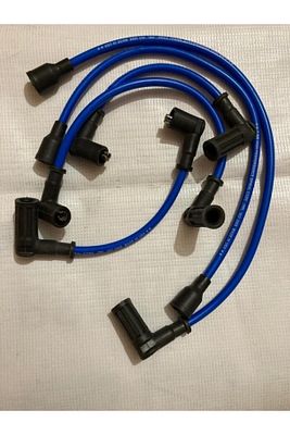 7706494 Uyumlu Buji Kablosu Performans Slx 7mm 7mm 7mm 8 Mm Mavi Silikonlu ürün fotoğrafı