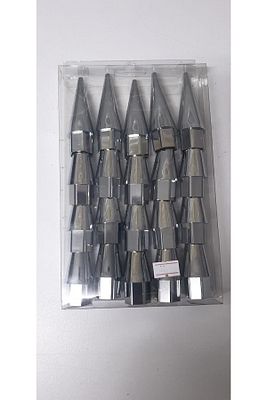 Sivri Mermi Bijon Kapağı Krom 19mm ürün fotoğrafı