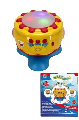 Şarkı Çalan Oyuncak Sesli Işıklı Davul Eğitici Geliştirici ürün fotoğrafı