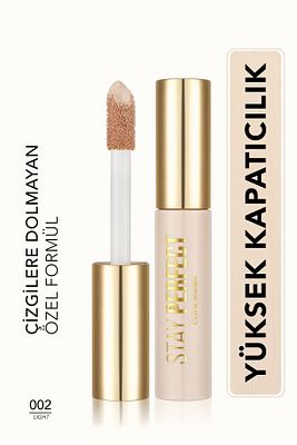 Doğal Bitişli Kapatıcı (SICAK ALT TON) - Stay Perfect Concealer - 002 Light - 8682536085465 ürün fotoğrafı