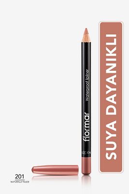 Suya Dayanıklı Dudak Kalemi - Waterproof Lipliner (Nude) - 201 NTRLLY NUDE - 8690604111015 ürün fotoğrafı