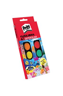 21 Renk Suluboya Büyük Tablet ürün fotoğrafı