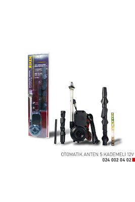 12 Aparatlı Otomatik Anten (TÜM ARAÇLARA UYUMLU) ürün fotoğrafı