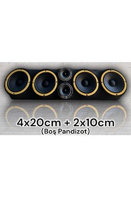Üniversal 20cm Midrange (BOŞ) Pandizot (4x20cm+2x10cm) Uyumlu ürün fotoğrafı