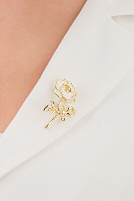 Kadın Gül Broş ürün fotoğrafı