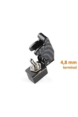 Aç/kapa Şalter Toggle Anahtar Nos Tip Kapaklı Karbon-s9751 Paket Içeriği: 1 Adet ürün fotoğrafı