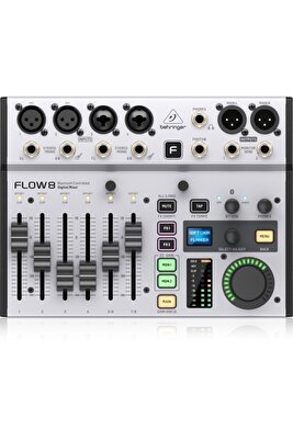 Flow 8 8-ınput Digital Mixer With Bluetooth And App Control, 2 Fx Usb/audio Interface ürün fotoğrafı