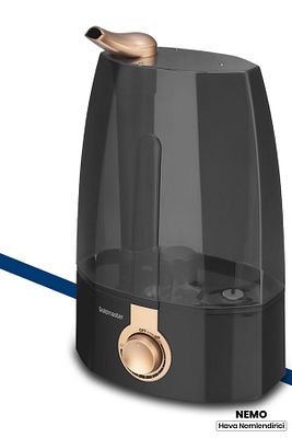 Nemo Ultrasonik Sessiz 3,7l Su Tankı 12 Saat Kesintisiz Buhar Veren Hava Nemlendirme Cihazı ürün fotoğrafı