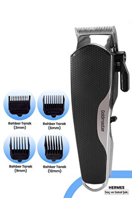 Hermes Hızlı Şarj Özellikli Kablolu Kablosuz Şarjlı Saç Sakal Kesme Tıraş Makinesi ürün fotoğrafı