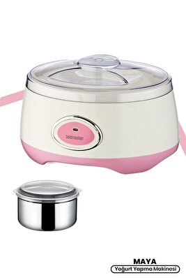 Maya 1 Litre Kapasiteli Paslanmaz Çelik Yoğurt Yapma Makinesi ürün fotoğrafı