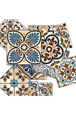 Kendinden Yapışkanlı Fas001 10x10 Cm Desenli Pvc Karo ürün fotoğrafı
