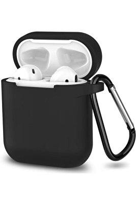 Apple Airpods 1 / 2 Nesil Uyumlu Silikon Kılıf Yumuşak 360 Koruma Airpods ürün fotoğrafı