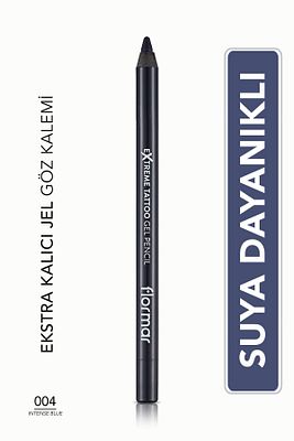 Mat Kalıcı Göz Kalemi (MAVİ) - Extreme Tattoo Gel Pencil - 004 Intense Blue - 8682536028868 ürün fotoğrafı