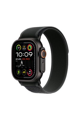 Watch Ultra 2 GPS + Cellular 49mm Black Titanium Case with Black Trail Loop - S/M ürün fotoğrafı